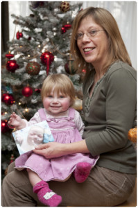 Elizabeth and baby Sarah join the Ronald McDonald House in Tooting in it's fifth anniversary celebrations.
