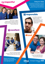 Read the St George's University Hospitals NHS Foundation Trust annual report 2010/11 summary and poster