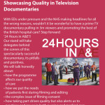 Showcasing quality care in television documentaries