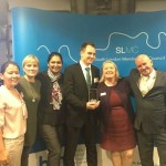 The Inpatient Surgical Team receive a recognition award from the Health Innovation Network