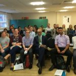 Professor Andy Rhodes and Dr Vin Diwakar welcome junior doctors to St George’s