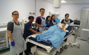 Image of clinical staff with a patient