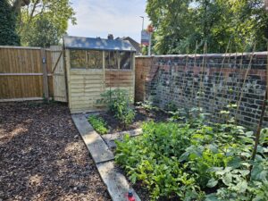 The space will be turned into a sensory garden
