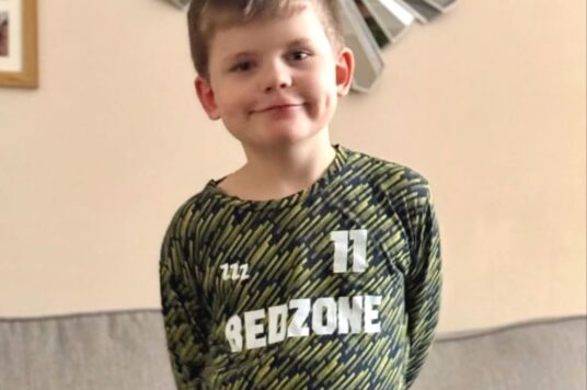 Jackson is now aged seven