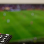 A remote control with a tv