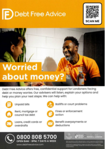 Information about a debt free advice service